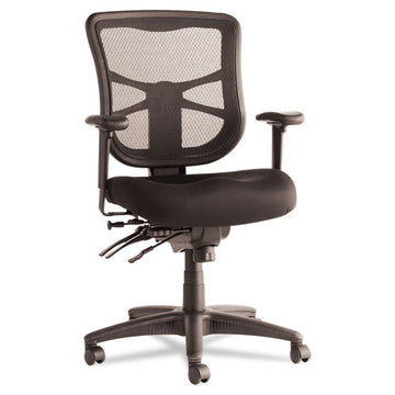 Alera® Alera Elusion Series Mesh Mid-back Multifunction Chair, Supports Up To 275 Lb, 17.7" To 21.4" Seat Height, Black freeshipping - TVN Wholesale